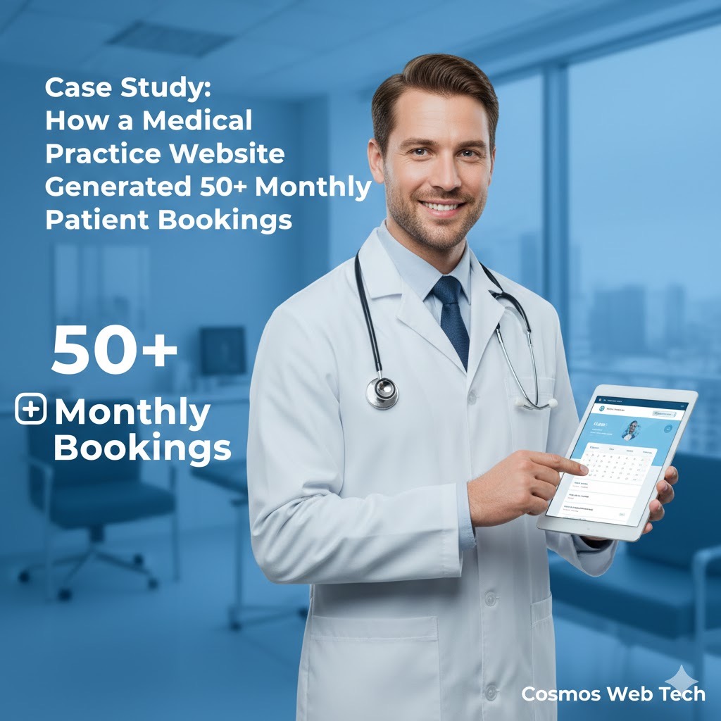 Case Study: How a Medical Practice Website Generated 50+ Monthly Patient Bookings