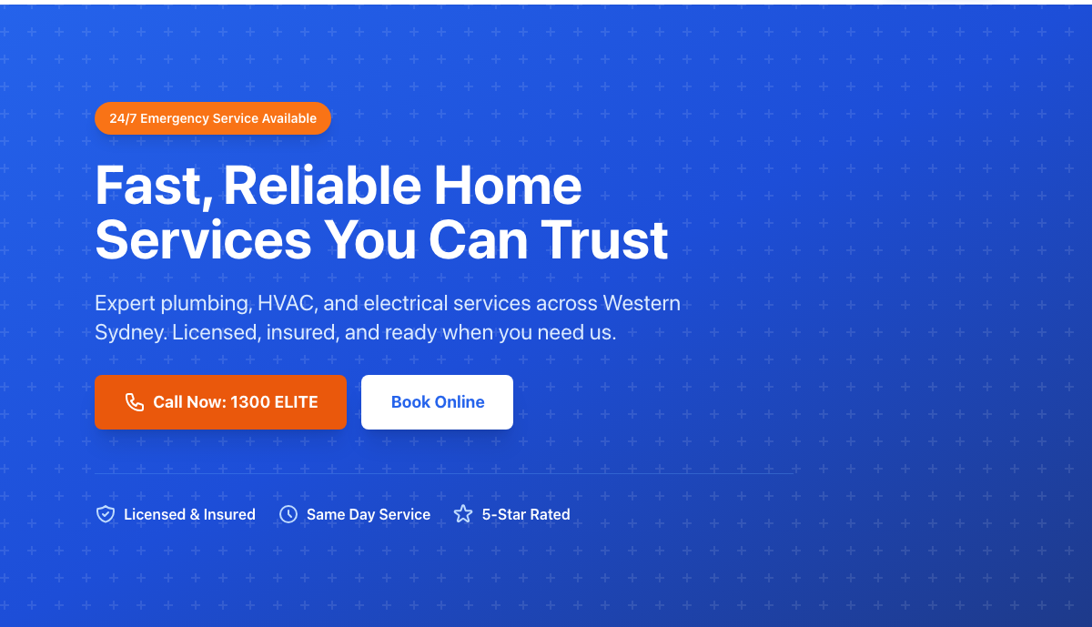 Demo Website Hero Section