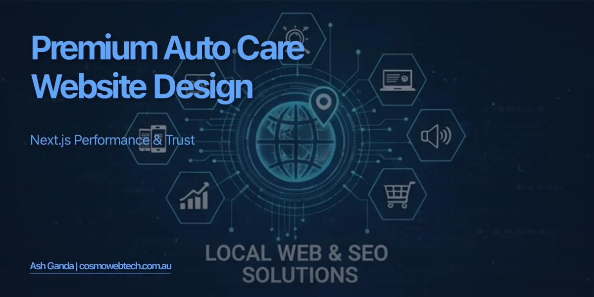 Premium Auto Care Website Design: Next.js Performance & Trust