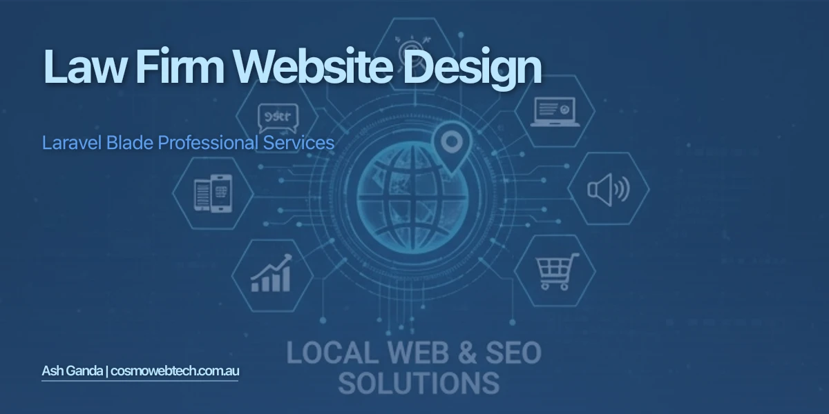 Law Firm Website Design: Laravel Blade Professional Services