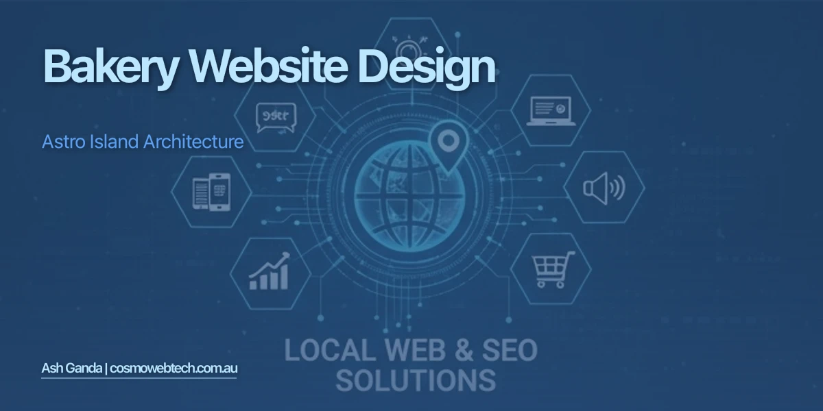 Bakery Website Design: Astro Island Architecture