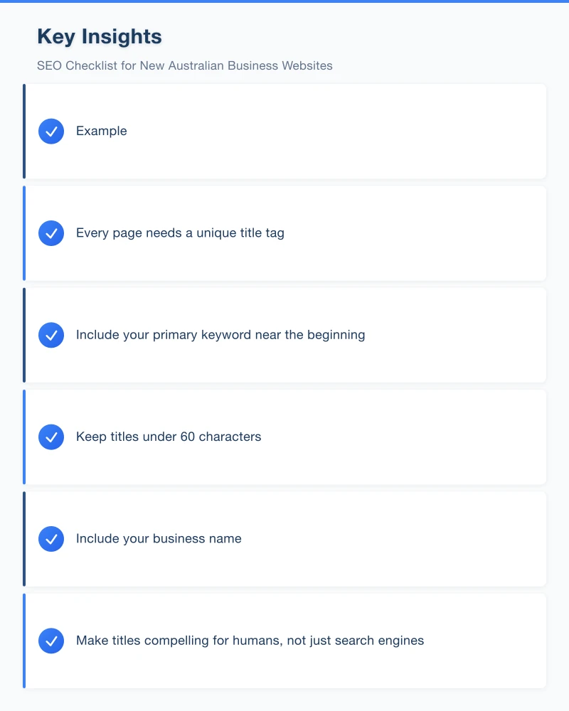 Local SEO Setup Infographic